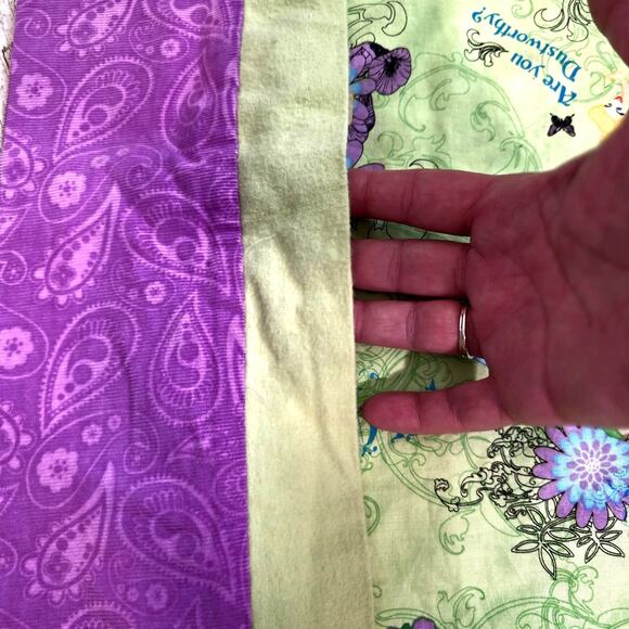 1Tinkerbell Pillowcase Standard 20x29 Fairy Tink Pixie Dust Flowers Green Purple - Picture 6 of 11